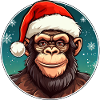 Chimpanzees Christmas