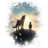Epic Husky Dog Child Friendship