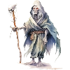 Totenbeschwörer mit Schädelstab – Dark Fantasy