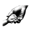 Dad Mom Child Holding Hands