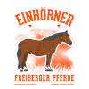 Freiberger Pferd Einhorn