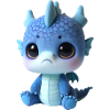 Cute Dragon Plush Charm