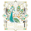 Paon Art déco : Splendeur élégante