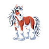Amanti del cavallo da tiro Razza di cavallo gigante Clydesdale