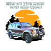 Road and Off-Road Sunset SUV