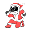 Panda Cuddly Toy Christmas