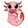 Motif d’axolotl bébé