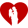 Couple in heart