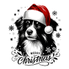 Border Collie Christmas - Affectionate Gift