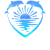 Dolphin Heart Sunset