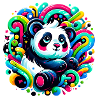 Bunter Panda