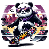 Panda Skate Violet