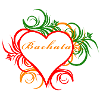 Bachata in heart ornament