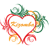 Kizomba in heart ornament