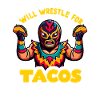Lutteur mexicain Lucha Libre Taco
