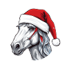 Tête de cheval Noël Noël