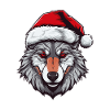 Wolf Head Christmas Christmas