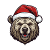 Tête d’ours Noël Noël