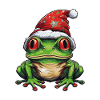 Frog Head Christmas Christmas