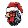 Rooster Head Christmas Christmas