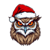 Owl Head Christmas Christmas