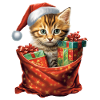 Christmas Kitten 1