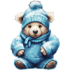 Blue Teddy 2