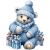 Blue Teddy 4