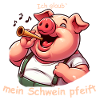 Ich glaub', mein Schwein pfeift