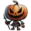 Halloween Pumpkin - Scary Character