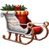 Pixel Christmas Sleigh