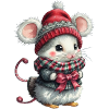 Cute Christmas Mouse