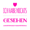 ich habe nichts gesehen