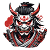 Samurai-Krieger - Japan - Dämon