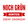 grün hinter den Ohren