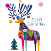 Deer with Christmas baubles