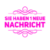 sie haben 1 neue Nachricht