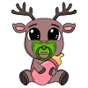 Baby Reindeer Motif