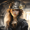 sherlock GIRL Steam punk