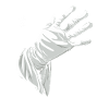 Touche-moi, gant blanc