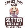 Setter anglais chien mignon