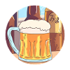 Kühler Biergenuss