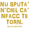 t-shirt Napoli Isaac Newton napoletano