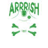 Arrish irlandais Pirate crâne lutin