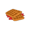 Waffel machen Waffeleisen