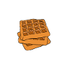 Waffel machen Waffeleisen
