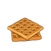 Waffle making waffle maker