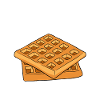 Waffle making waffle maker