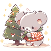 Koala Bear Christmastree