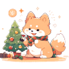 Red Panda Christmas tree